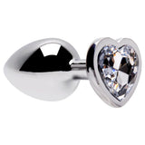Plug Anal Metal Coração TAMANHO G