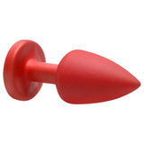 Plug Anal Abs Vermelho Redondo Pedra