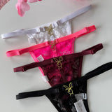 Calcinha Fio com Pingente Play Boy (Tamanho Unico)