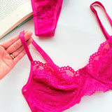 Conjunto Sem Bojo Punta Cana Rosa