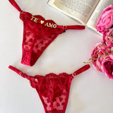 Calcinha Personalizavel Coração (Letras Não Inclusas)