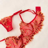 Conjunto sem Bojo Colômbia Vermelho