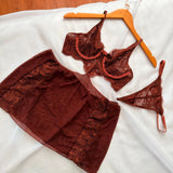 Camisola sem Bojo Chloe Marrom