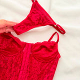 Conjunto sem Bojo Tailândia Vermelho