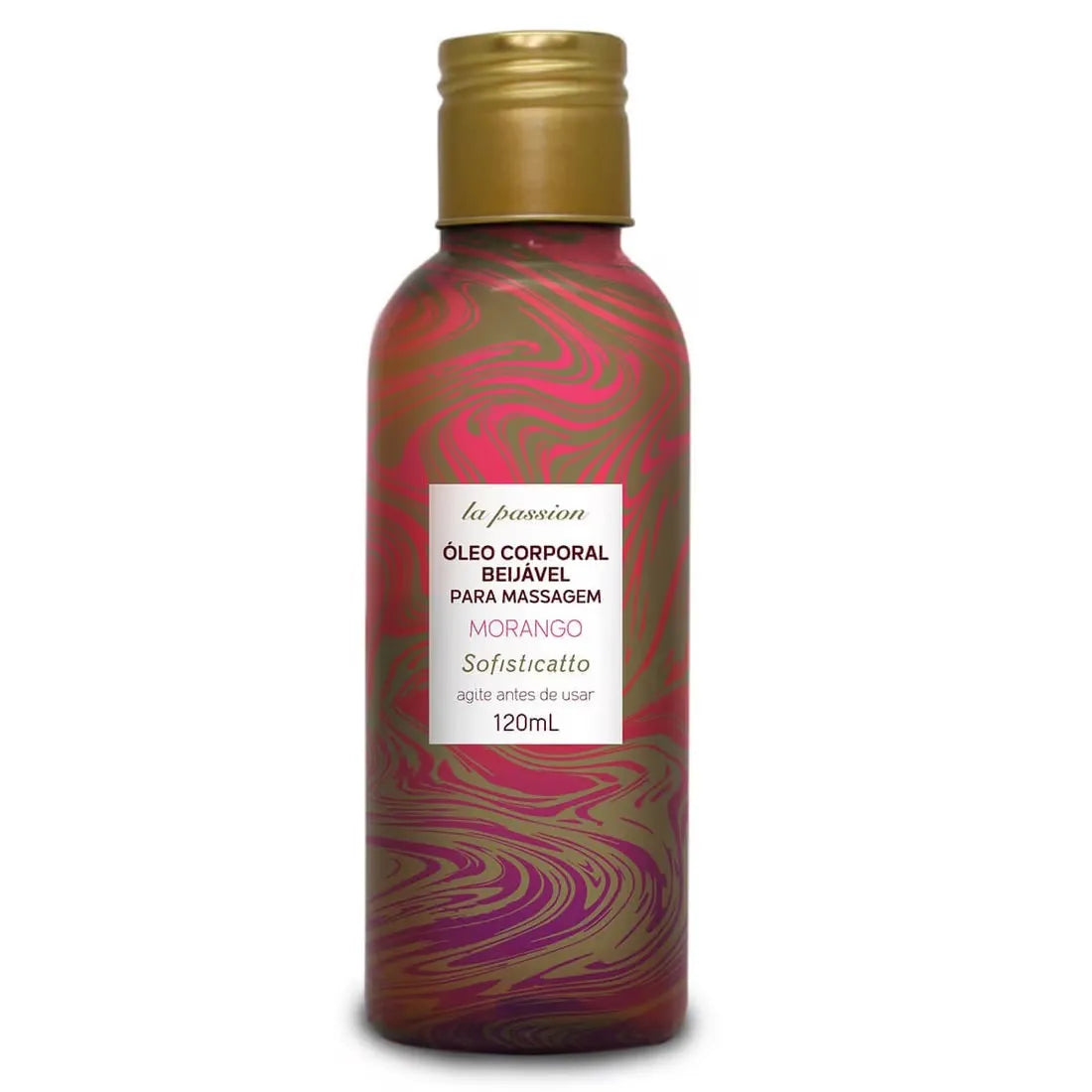 Óleo Corporal Beijável Para Massagem 120ml Linha Passion Sofisticatto