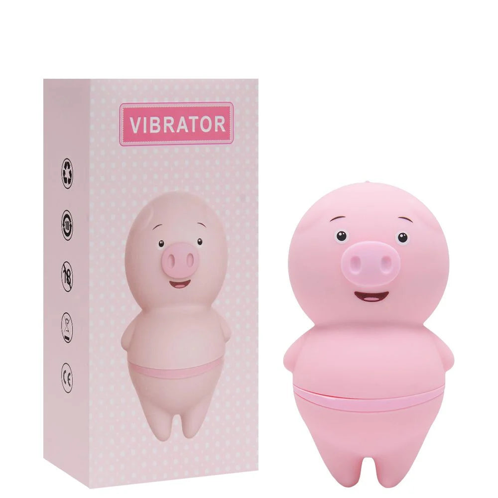 Vibrador Estimulador Clitoriano Porquinho Usb 6 Vibrações