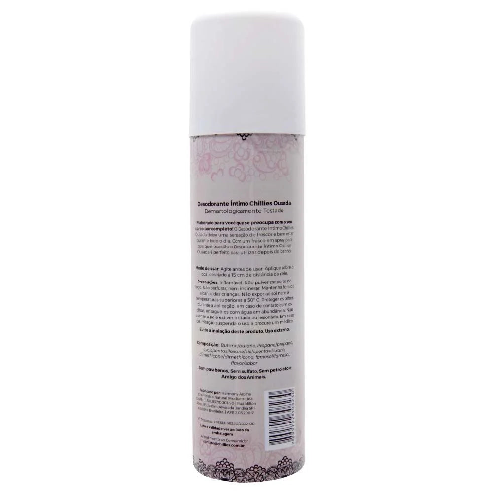 Ousada Desodorante íntimo Aerossol 90g Chillies