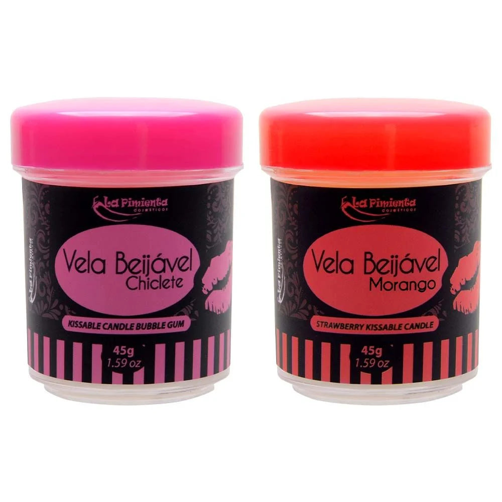 Vela Beijável Transforma em Óleo Para Massagem 45g La Pimienta