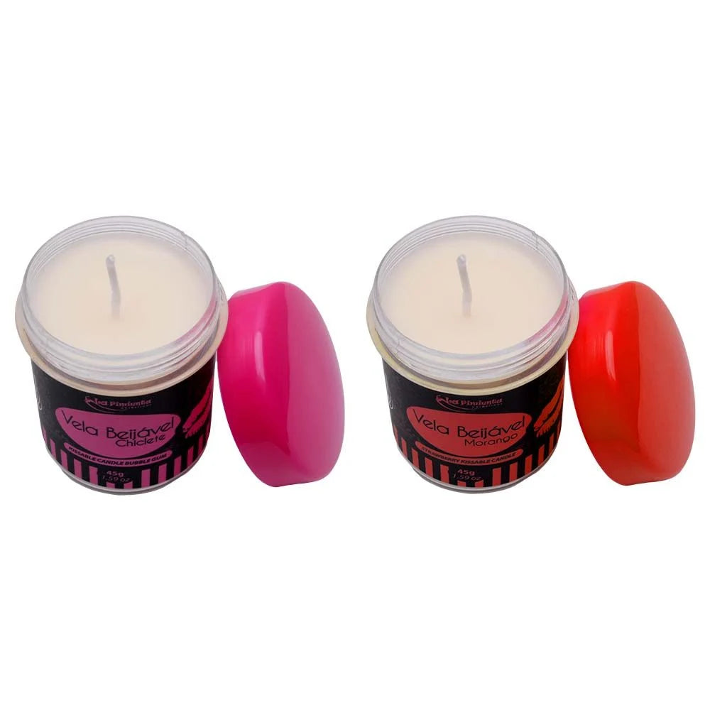 Vela Beijável Transforma em Óleo Para Massagem 45g La Pimienta