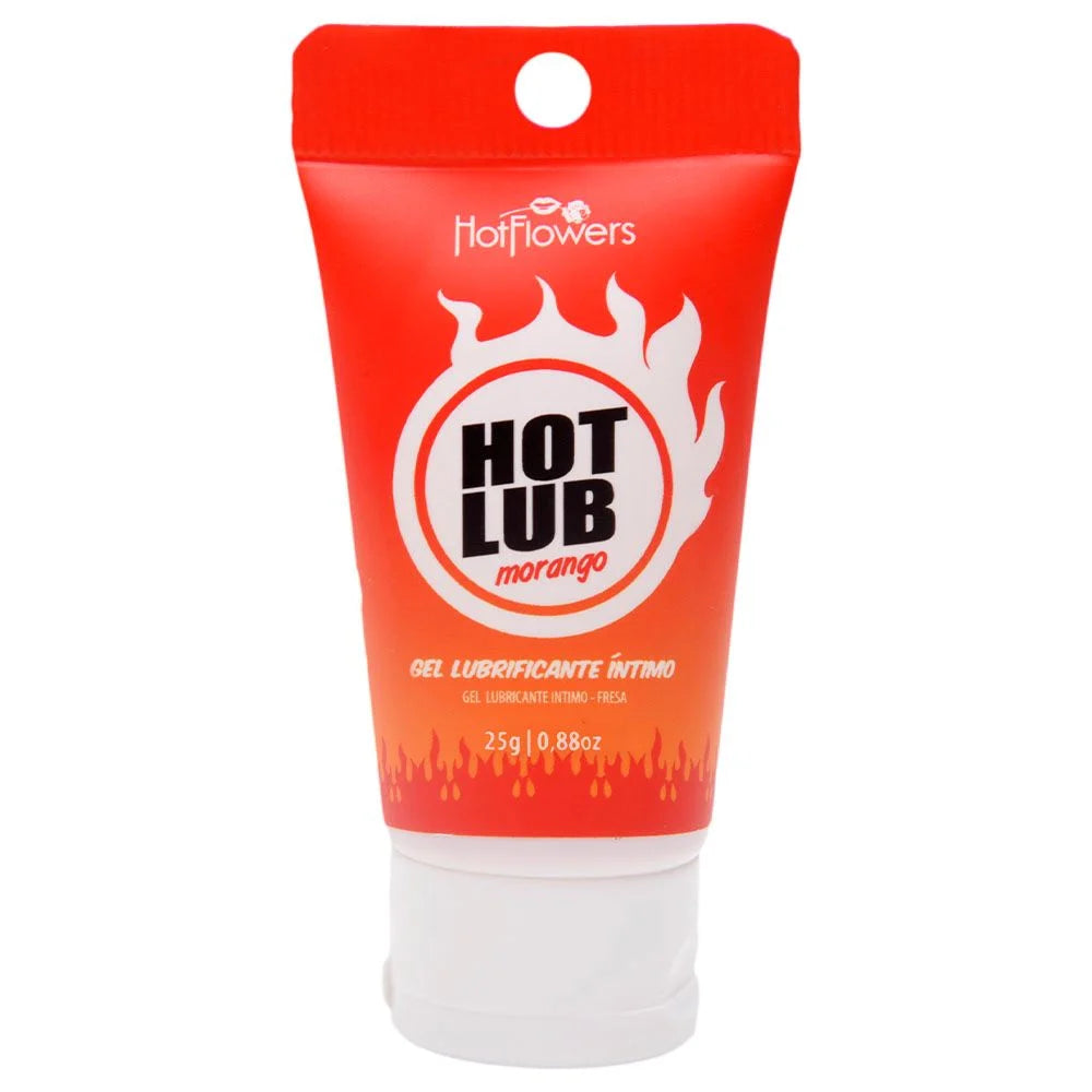 Hot Lub Gel Lubrificante Íntimo Deslizante Beijável 25g - Hot Flowers