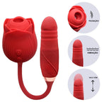 Vibrador Flower Vai e Vem - Recarregável - 1O modos de Vibração