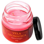 Vela Aromática Massagem Beijável Morango