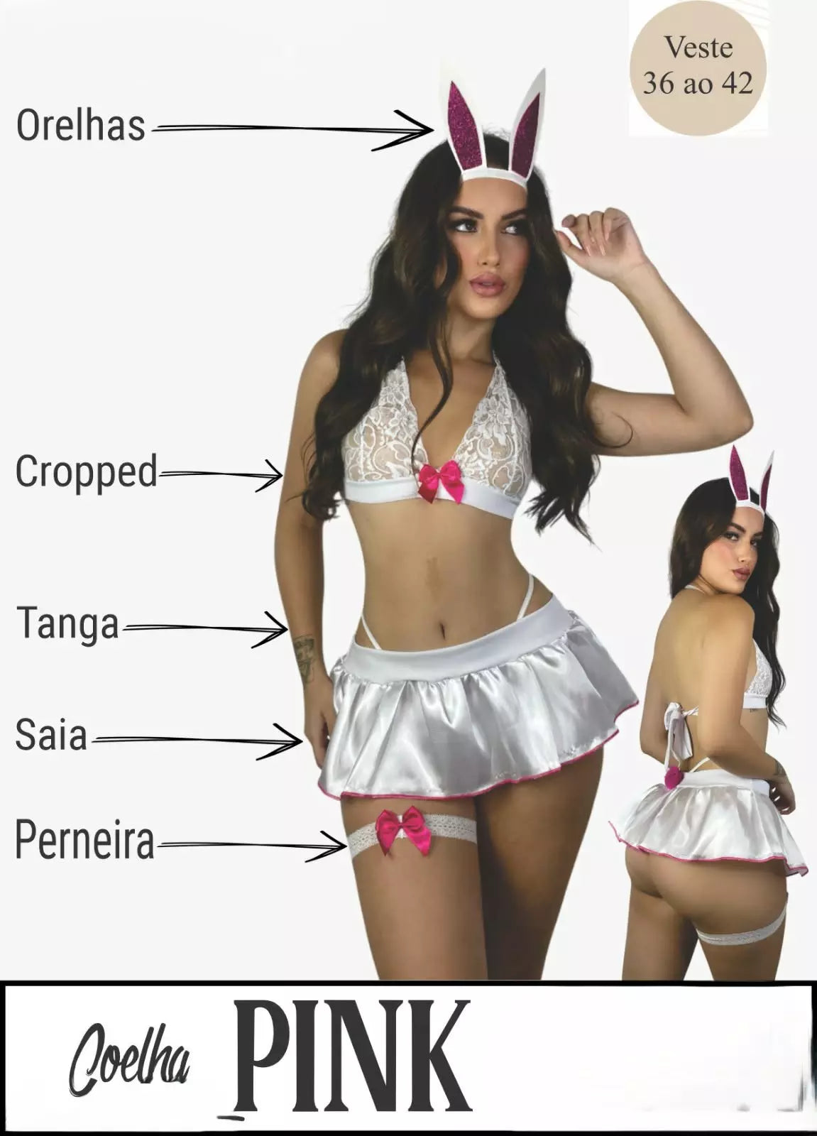Fantasia Coelha PINK