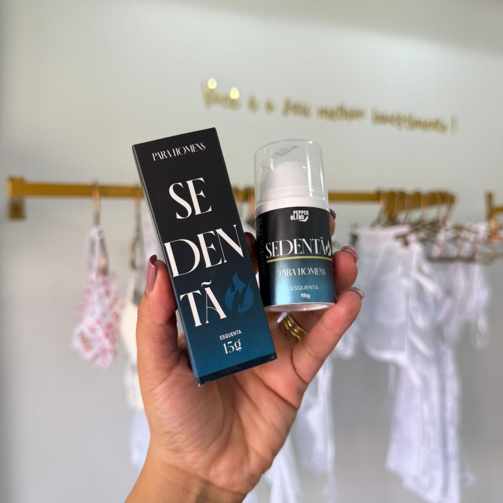 Sedentão Intensificador Masculino Efeito Quente