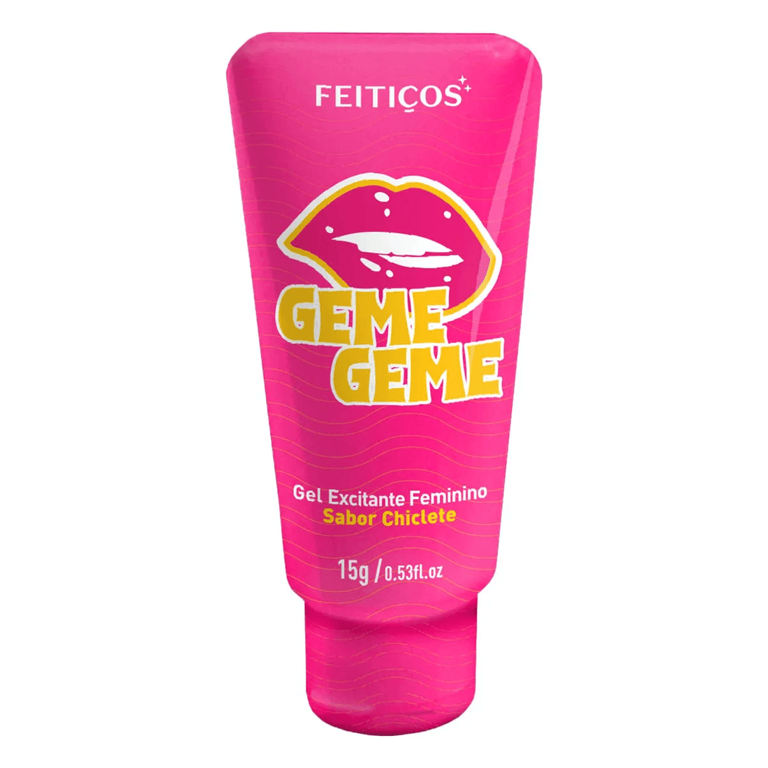 Geme Geme Excitante Esquenta Esfria e Vibra Sabor Chiclete 15g Linha 10 de 10 Feitiços Aromáticos