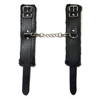 Algemas de Couro com Forro Macio e Corrente Metálica