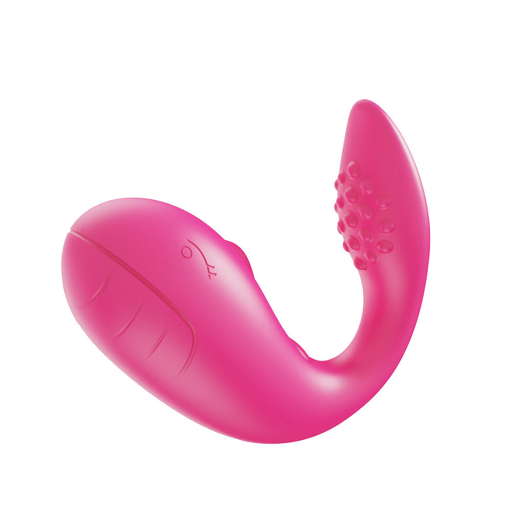 Vibrador Casal comn Controle App à Longa Distancia com Aplicativo e 10 modos de Vibração com estimulador na ponta