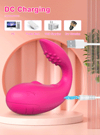 Vibrador Casal comn Controle App à Longa Distancia com Aplicativo e 10 modos de Vibração com estimulador na ponta