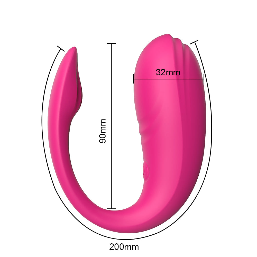 Vibrador de Casal com Controle Remoto Via Aplicativo Controle a Longa Distância