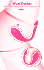 Vibrador de Casal com Controle Remoto Via Aplicativo Controle a Longa Distância