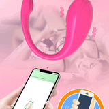 Vibrador de Casal com Controle Remoto Via Aplicativo Controle a Longa Distância