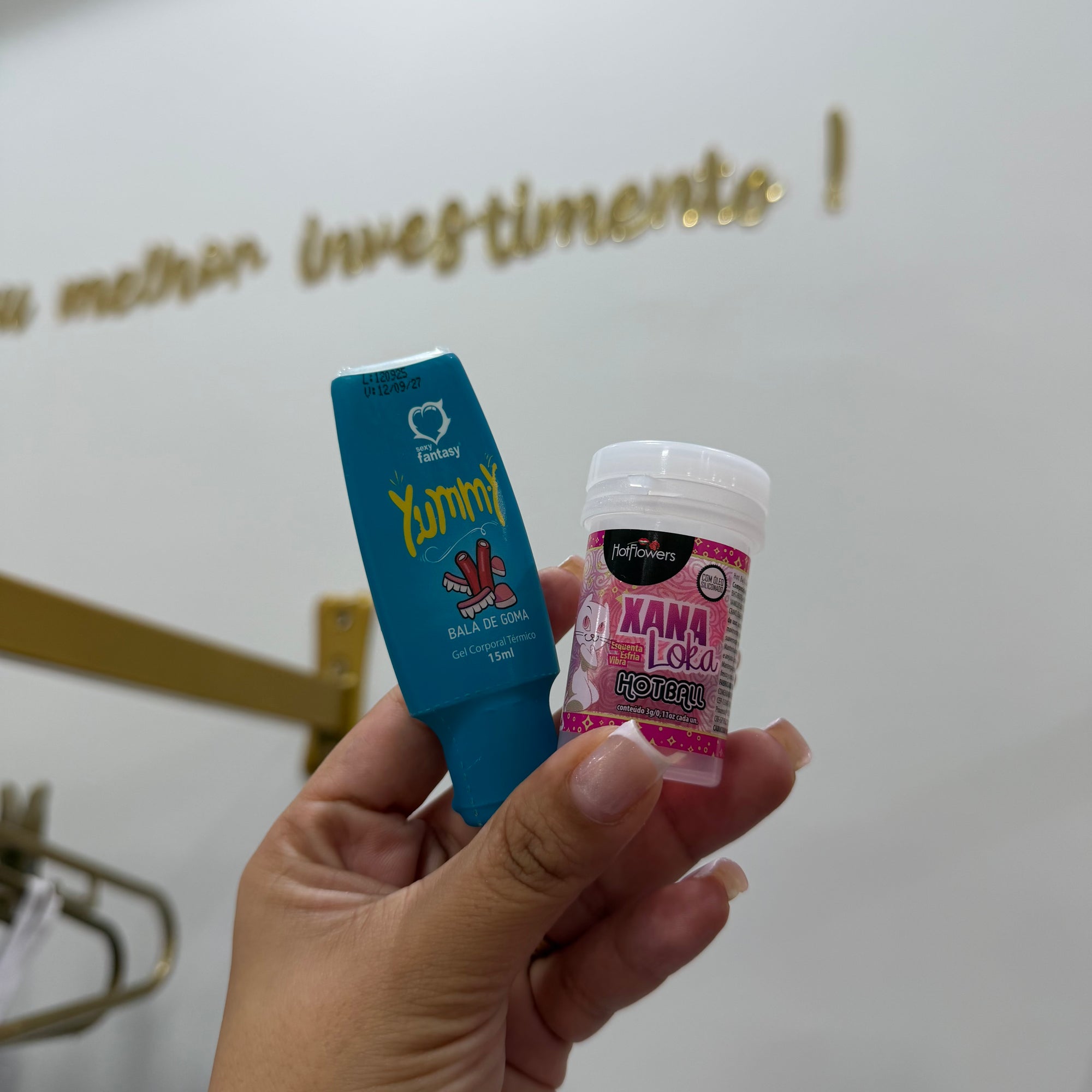 Duplinha Yummy Gel Térmico + Xana Loka Bolinha Explosiva