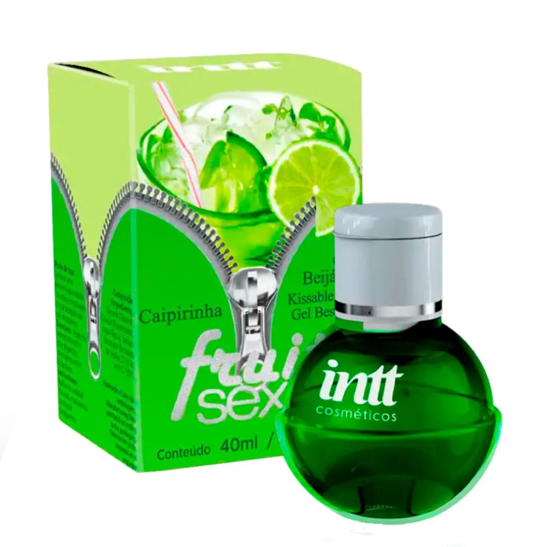 Fruit Sexy Gel Beijável Sabor Caipirinha 40ml Intt