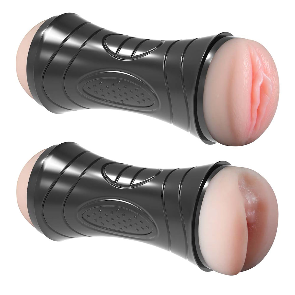 Masturbador Duplo Vagina e Ânus - TRAINING MASTER