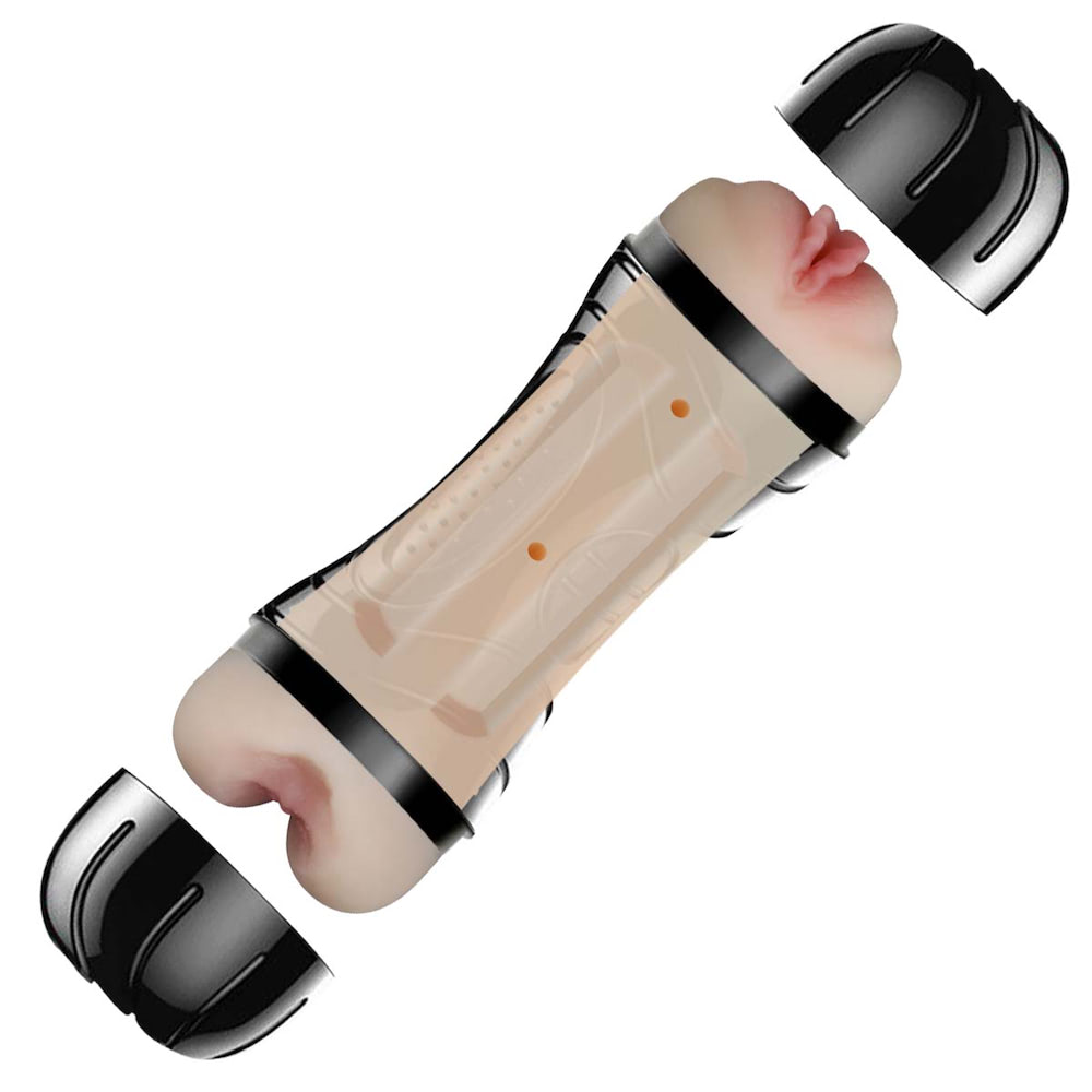 Masturbador Duplo Vagina e Ânus - TRAINING MASTER