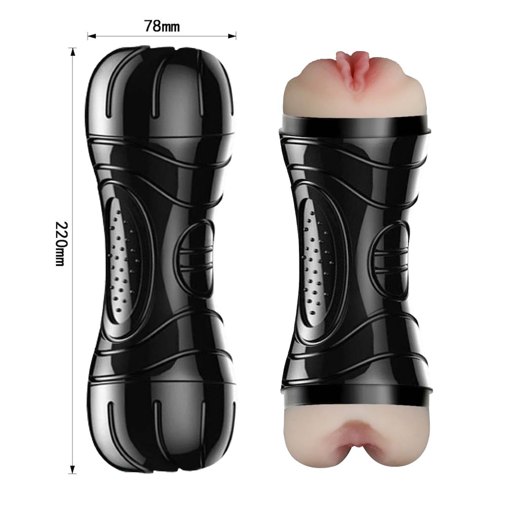 Masturbador Duplo Vagina e Ânus - TRAINING MASTER