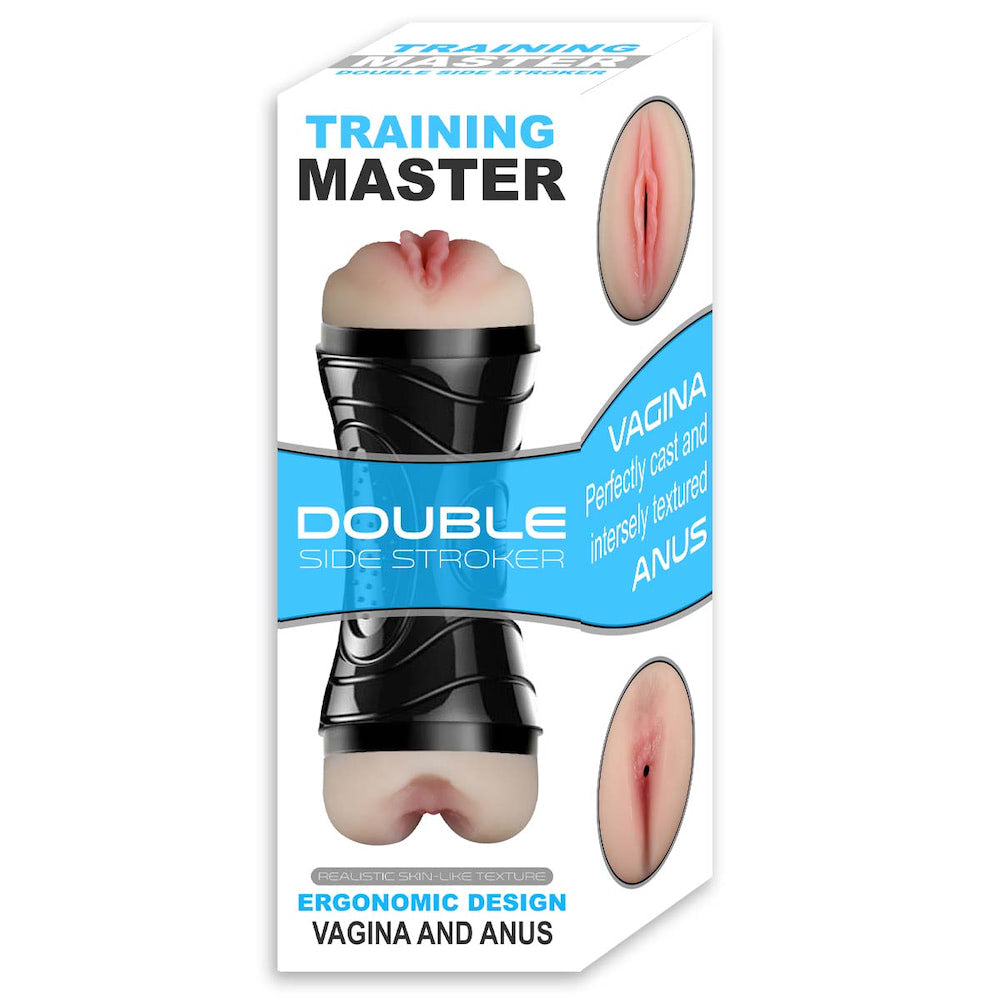 Masturbador Duplo Vagina e Ânus - TRAINING MASTER