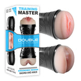 Masturbador Duplo Vagina e Ânus - TRAINING MASTER