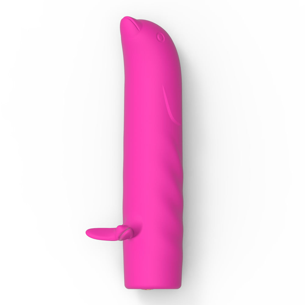 Vibrador Golfinho Recarregável com 10 modos de vibração