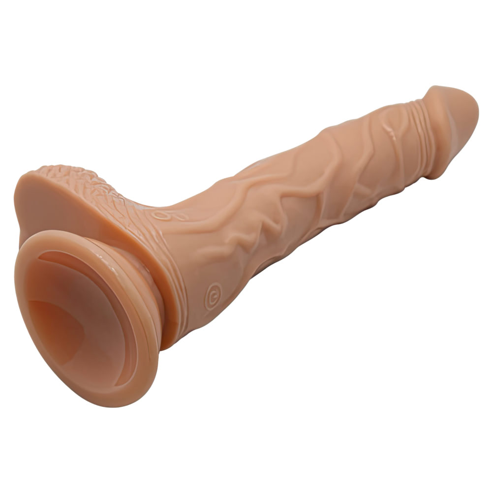 Pênis Vibrador Prótese com Vibro Vai e Vem e Rotativa Regarregável - Qualidade Premium!