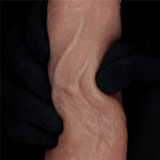 Pênis Dupla Densidade 18,5x3,7 cm Dual Layered Platinum Silicone Cock