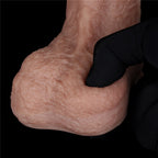 Pênis Dupla Densidade 21,5x4,2 cm Dual Layered Platinum Silicone Cock - Qualidade Premium!