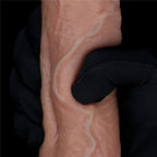 Pênis Dupla Densidade 21,5x4,2 cm Dual Layered Platinum Silicone Cock - Qualidade Premium!