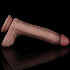 Pênis Dupla Densidade 21,5x4,2 cm Dual Layered Platinum Silicone Cock - Qualidade Premium!