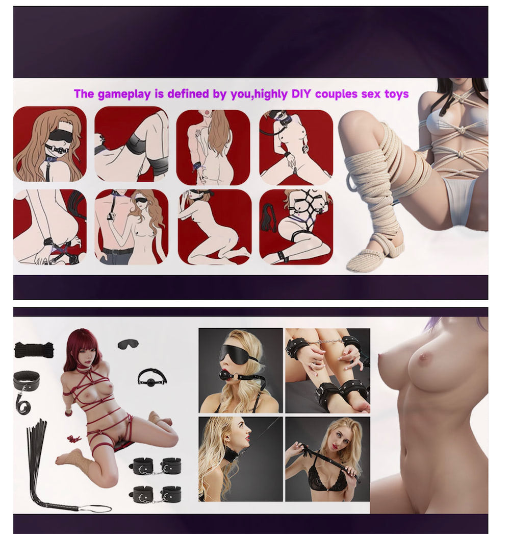 Kit Sado Bandage com 7 Peças