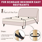 Kit de Bondage para Cama com 6 Peças