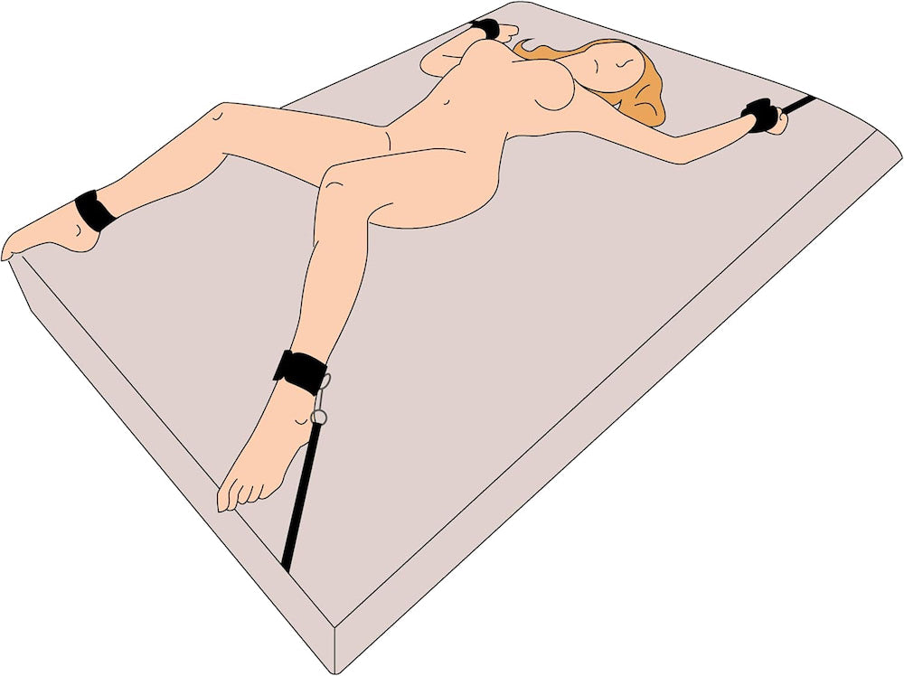 Kit de Bondage para Cama com 6 Peças