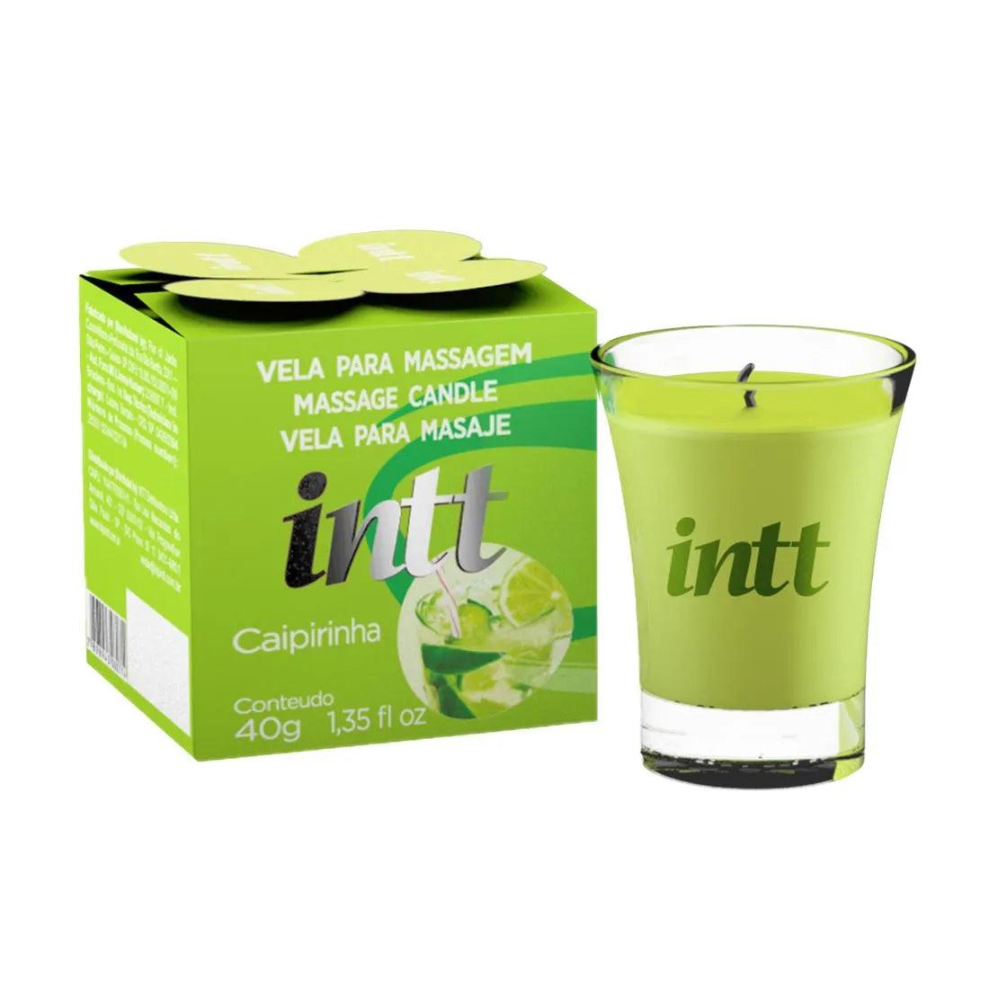 Vela Beijavel Para Massagem Caipirinha 40g