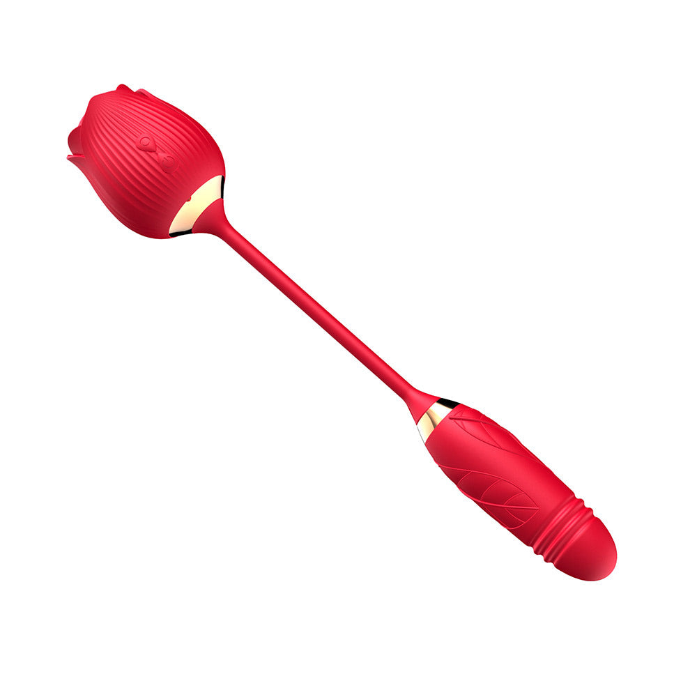 Vibrador Flower Vai e Vem - Recarregável - 1O modos de Vibração