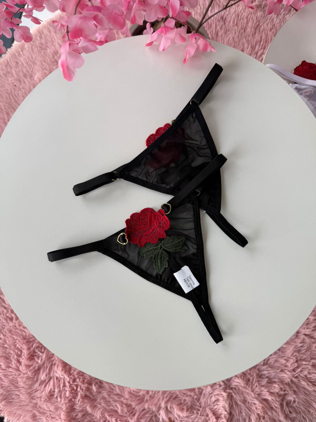 Calcinha Flor (Tamanho Único )