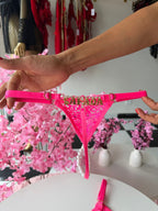 Calcinha Tailandesa Escrita (Tamanho Único)