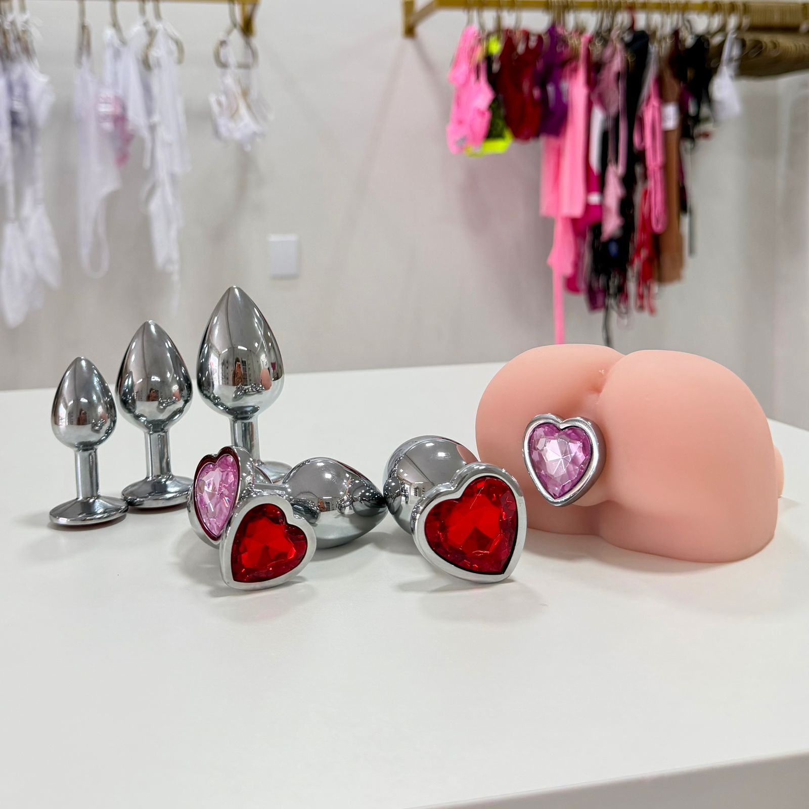 Plug Anal Cristal Coração