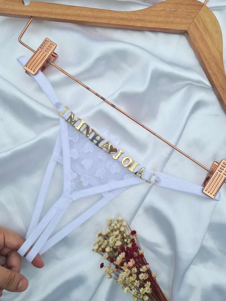 Calcinha Personalizavel Modelo Apressadinha(Letras Não Inclusas)