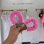 Algema de Metal Revestida com Pelúcia