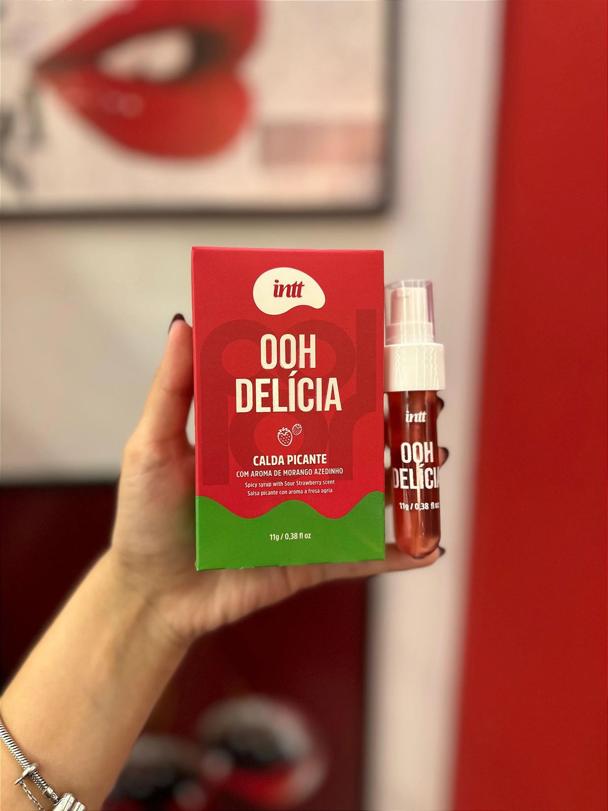 Calda Oral Picante Sabor Morango Azedinho