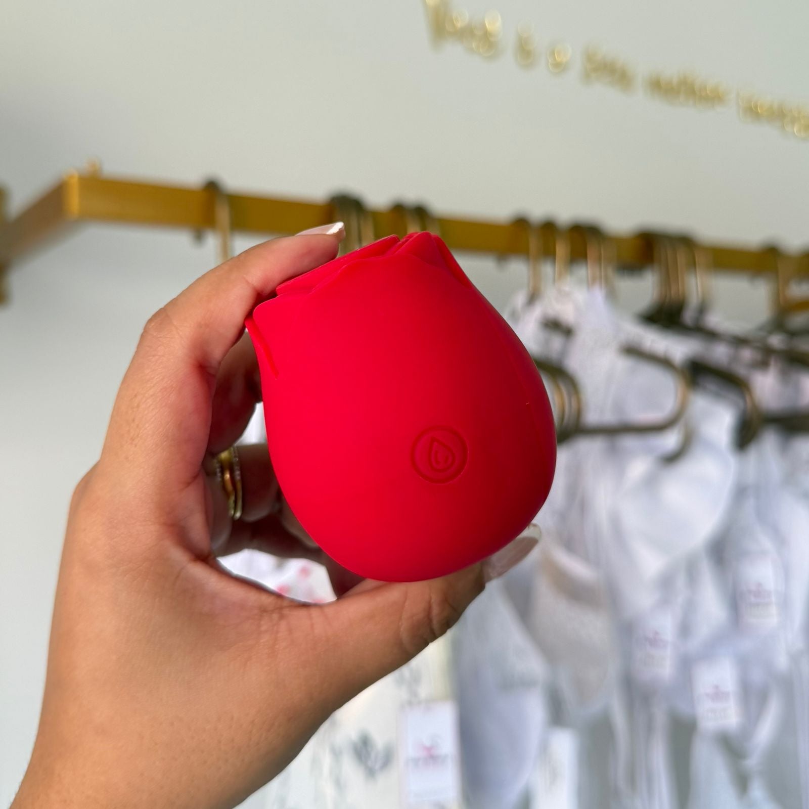 Vibrador Sugador Flor - Recarregável